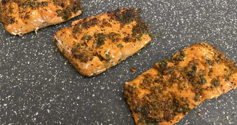 Lemon Garlic Herb Salmon