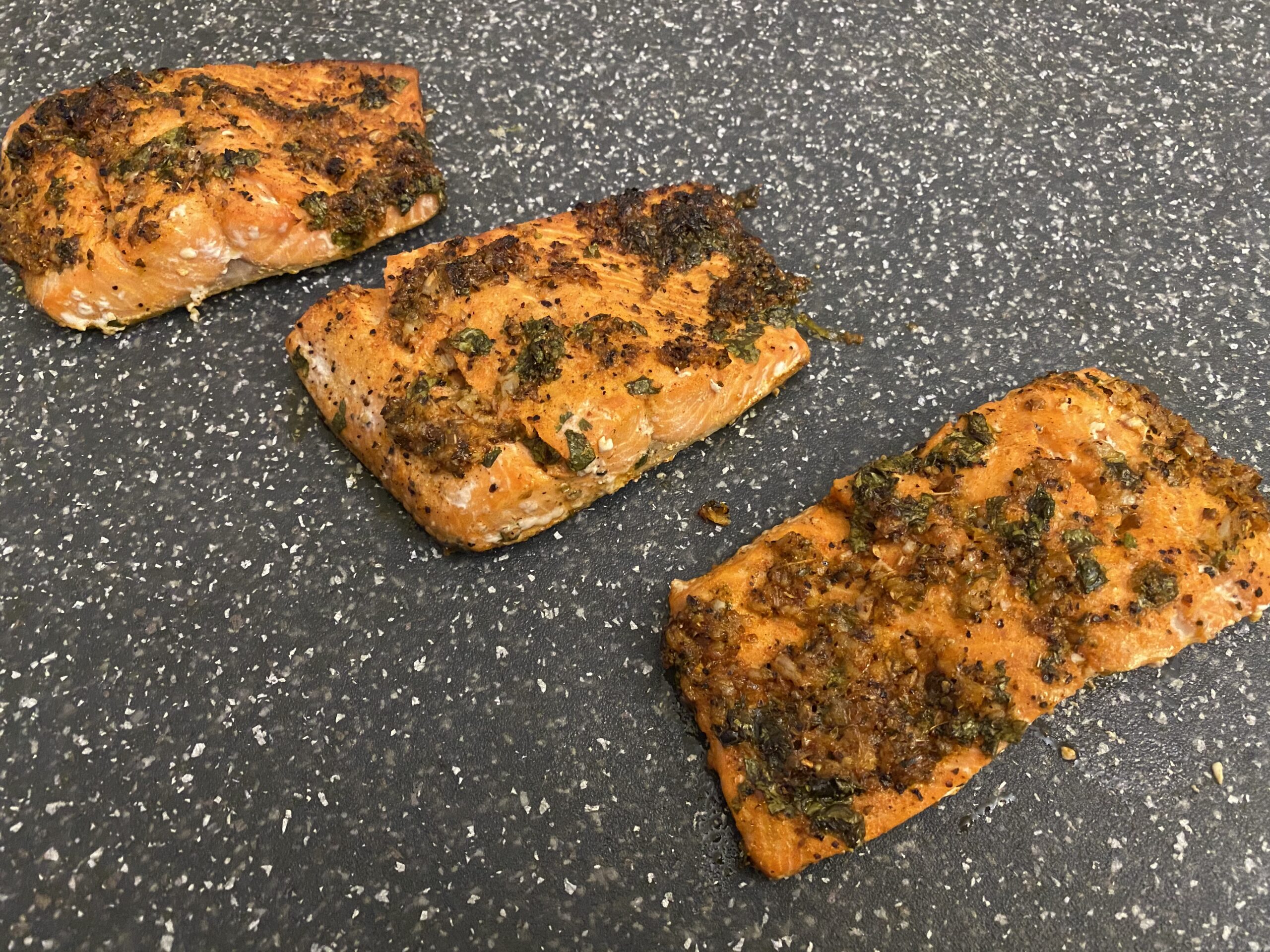 Lemon Garlic Herb Salmon