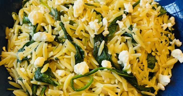 Spinach Orzo