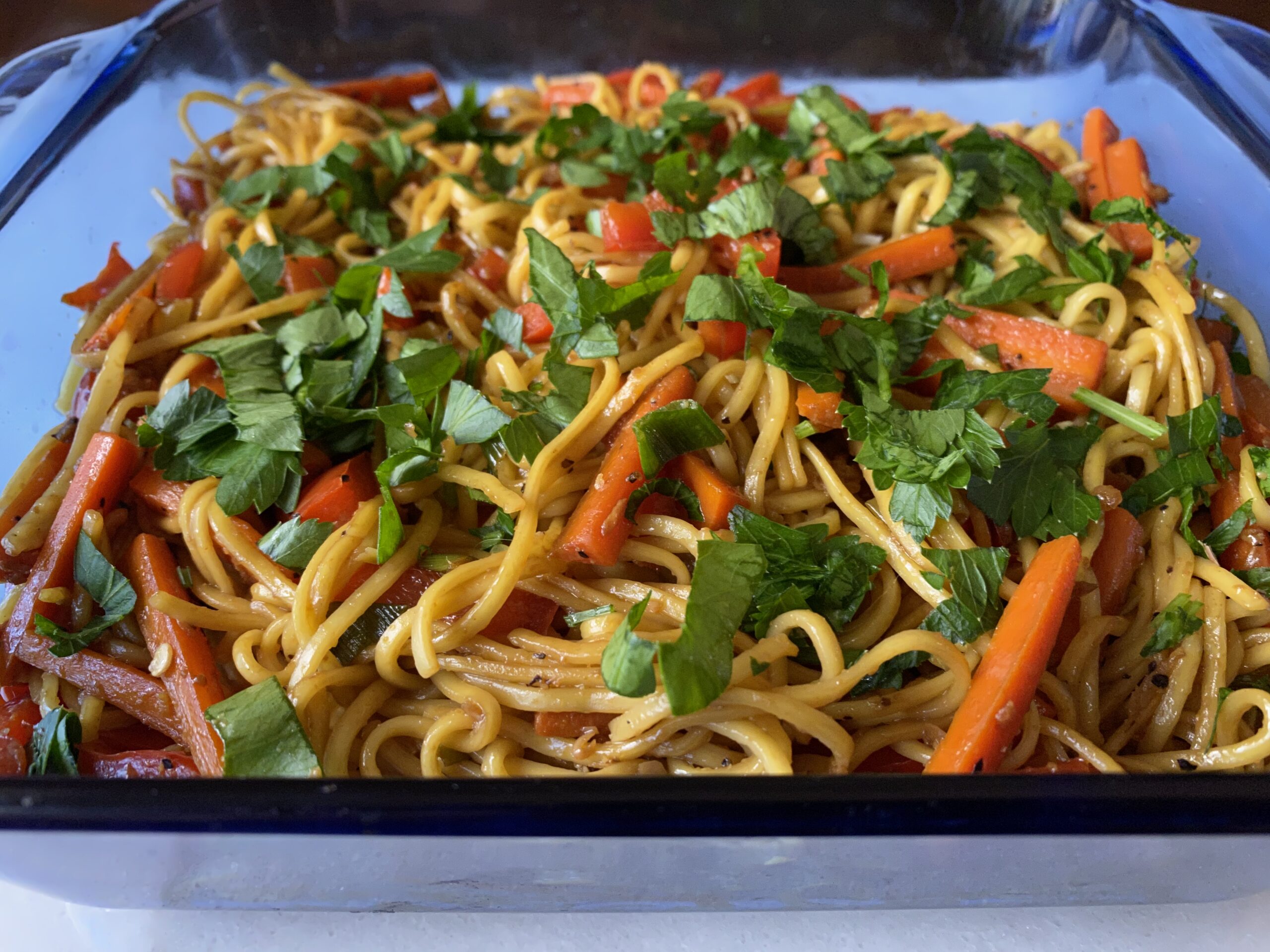 Vegetarian Noodles (Lo Mein)