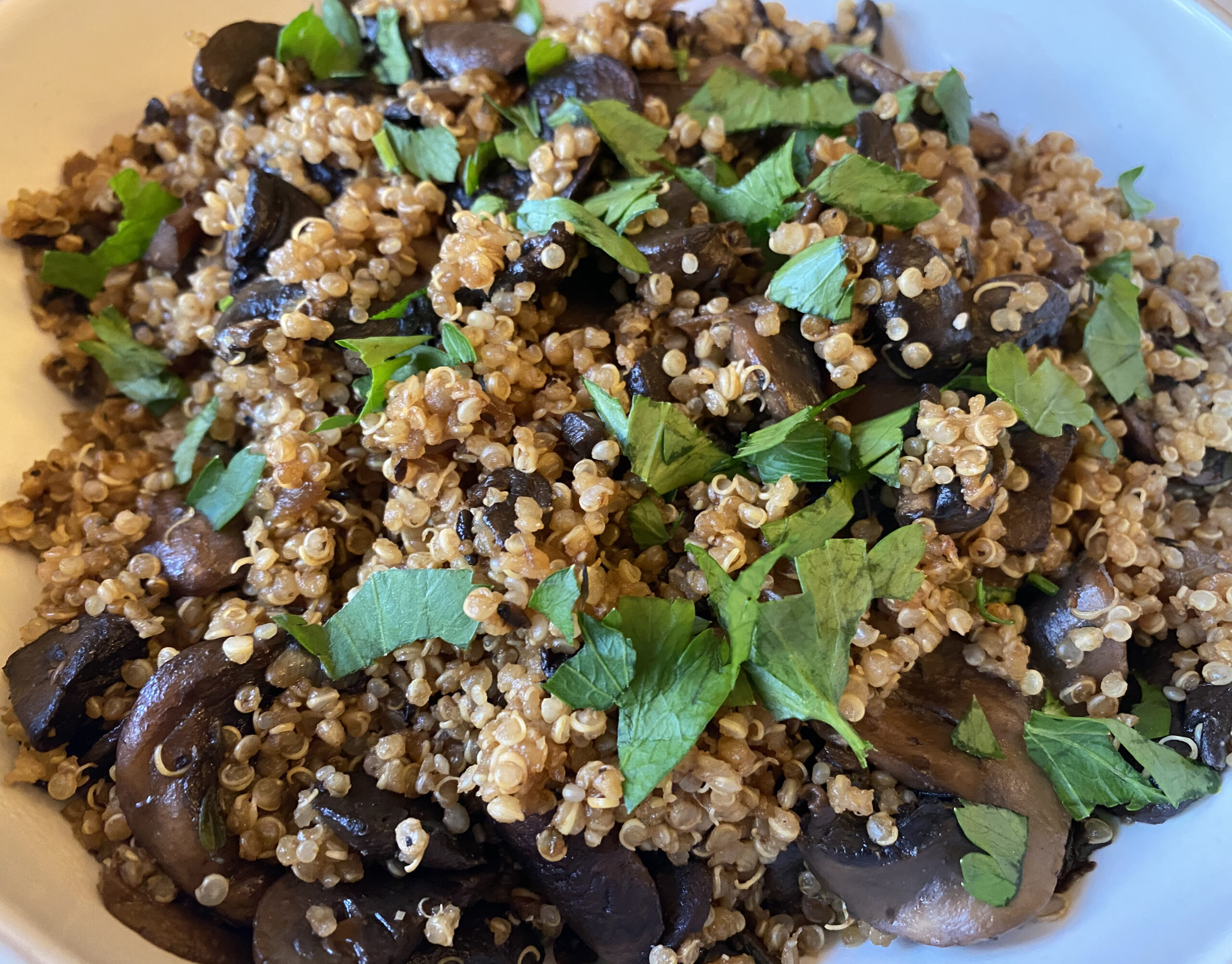 Mushroom Quinoa