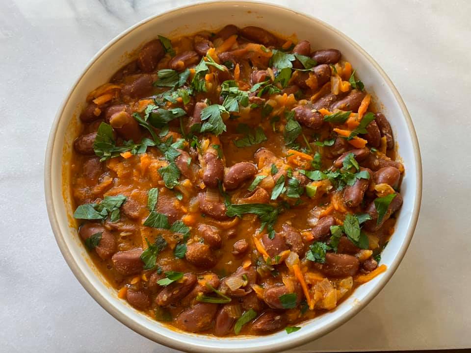 Stewed Red Beans with Vegetables