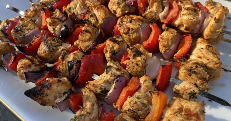 Grilled Chicken Kebabs