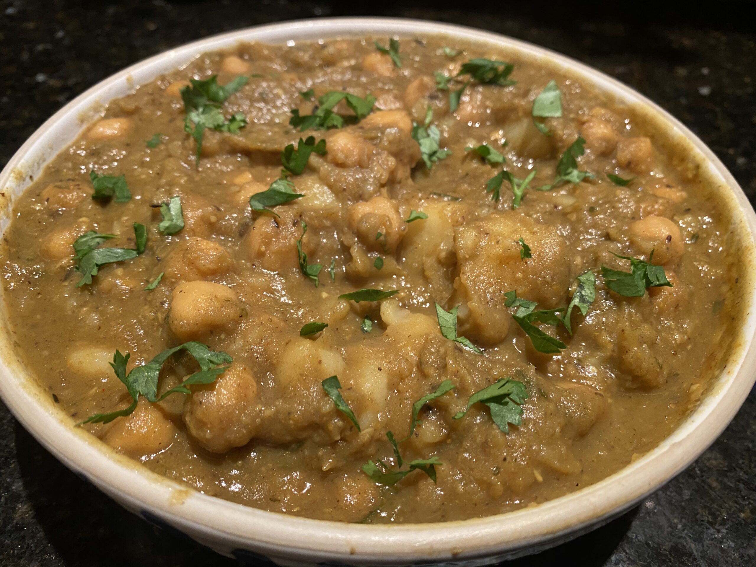 Trinidad Curry Chickpeas (Channa) & Potato (Aloo)